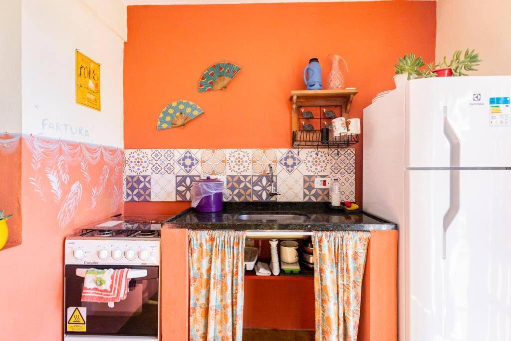 chalé com cozinha vista mar fartura Ilhabela Extérieur photo